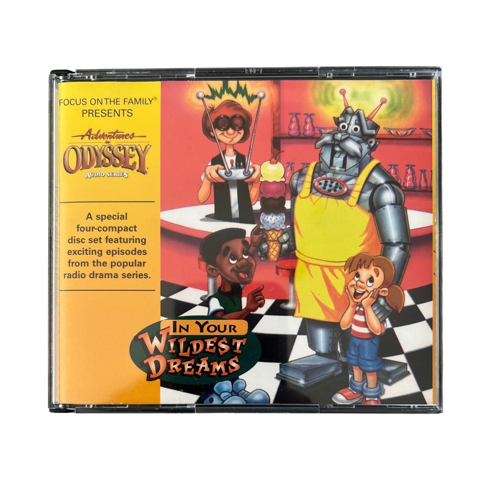 Adventures in Odyssey In Your Wildest Dreams 4 CD Set Focus on the Family 2000